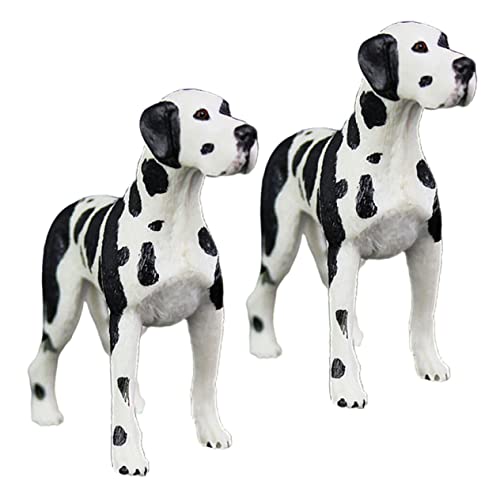 ZUNOXAZ 2 Stück Gefleckte Hundefigur für Kinder Kognitives Tiermodell aus Kunststoff Dekoration für Zuhause und Miniaturgärten Pädagogisches Spielzeug für Jungen und Mädchen ZUNOXAZ 2 Stück Gefleckte Hundefigur für Kinder Kognitives Tiermodell aus Kunststoff Dekoration für Zuhause und Miniaturgärten Pädagogisches Spielzeug für Jungen und Mädchen von ZUNOXAZ