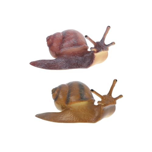 ZUNOXAZ 2 Stück Realistisches Teiliges Schneckenmodell Detailgetreue Simulation Tierfiguren aus Sicherem Kunststoff Farbenfrohe Lernspielzeuge für Garten und Wohnraumdekoration ZUNOXAZ 2 Stück Realistisches Teiliges Schneckenmodell Detailgetreue Simulation Tierfiguren aus Sicherem Kunststoff Farbenfrohe Lernspielzeuge für Garten und Wohnraumdekoration von ZUNOXAZ