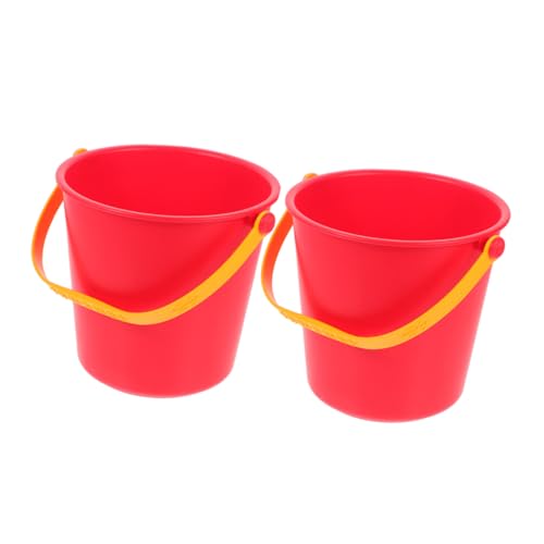ZUNOXAZ 2 Stück Sandspielzeug für Strand Robuste Sandbucket für Strand und Outdoor Aktivitäten Leuchtend Rote Farbe Vielseitig Einsetzbar Wasser oder Farbbucket ZUNOXAZ 2 Stück Sandspielzeug für Strand Robuste Sandbucket für Strand und Outdoor Aktivitäten Leuchtend Rote Farbe Vielseitig Einsetzbar Wasser oder Farbbucket von ZUNOXAZ