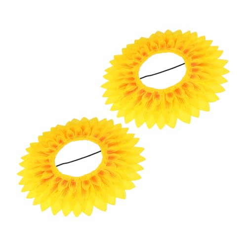 ZUNOXAZ 2 Stück Sonnenblumenkopf -deckungs -requisiten Blumenhut-kostüm Hut Für Sonnenblume Kopfstück Sonnenblumenkrone Lustiger Hut Blumenkopfschmuck Lustige Hüte Gelb Seidentuch ZUNOXAZ 2 Stück Sonnenblumenkopf -deckungs -requisiten Blumenhut-kostüm Hut Für Sonnenblume Kopfstück Sonnenblumenkrone Lustiger Hut Blumenkopfschmuck Lustige Hüte Gelb Seidentuch von ZUNOXAZ