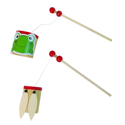 ZUNOXAZ 2 Stück Teiliges Bambus Klangspielzeug für Niedlicher Akustikgenerator mit Frosch Zikadenton Pädagogisches Outdoor von Hörfähigkeit und Hand Auge koordination ZUNOXAZ 2 Stück Teiliges Bambus Klangspielzeug für Niedlicher Akustikgenerator mit Frosch Zikadenton Pädagogisches Outdoor von Hörfähigkeit und Hand Auge koordination von ZUNOXAZ
