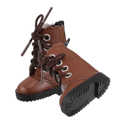 ZUNOXAZ 2 Stück Teiliges Miniatur Bjd Puppenschuhe Hohe Braune Stiefel Langlebig und Detailreich Komfortabel für Gelenkpuppen Stylische Schuhe für Sammler ZUNOXAZ 2 Stück Teiliges Miniatur Bjd Puppenschuhe Hohe Braune Stiefel Langlebig und Detailreich Komfortabel für Gelenkpuppen Stylische Schuhe für Sammler von ZUNOXAZ