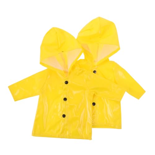 ZUNOXAZ 2 Stück Teiliges Puppen Gelb wasserdichte Kleidung für Puppen Realistische Details Leichter Schutz für Kreatives Rollenspiel und Outdoor-spielspaß ZUNOXAZ 2 Stück Teiliges Puppen Gelb wasserdichte Kleidung für Puppen Realistische Details Leichter Schutz für Kreatives Rollenspiel und Outdoor-spielspaß von ZUNOXAZ