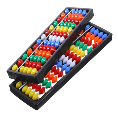 ZUNOXAZ 2 Stück Teiliges Retro Spalten Bunte Kunststoffperlen Rechenhilfe Chinesisches Lernspielzeug für Handliches Arithmetik Tool Koordination und Rechenfähigkeiten ZUNOXAZ 2 Stück Teiliges Retro Spalten Bunte Kunststoffperlen Rechenhilfe Chinesisches Lernspielzeug für Handliches Arithmetik Tool Koordination und Rechenfähigkeiten von ZUNOXAZ