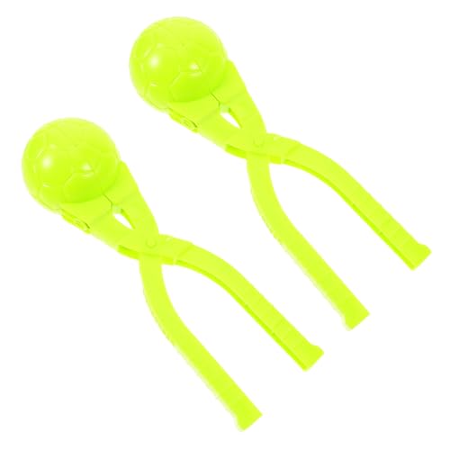 ZUNOXAZ 2 Stück Teiliges Schneeballmacher Clips für Leicht Sicher Tragbar Outdoor Winter Schneeballformer für Spaß im Schnee Eltern Junge Mädchen Interaktion Farblich von ZUNOXAZ
