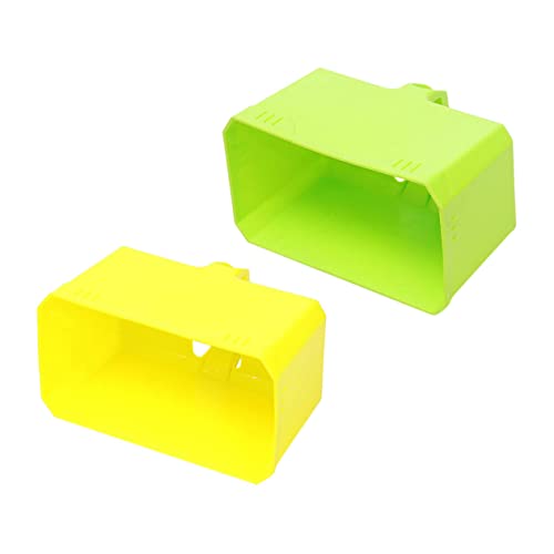 ZUNOXAZ 2 Stück Teiliges Schneeblock Formset aus Robustem mit Großem Griff Kindersicheres Winterspielzeug zum Schnellen Bauen von Schnee und Sandburgen für Kreative Zufällige Farbe von ZUNOXAZ