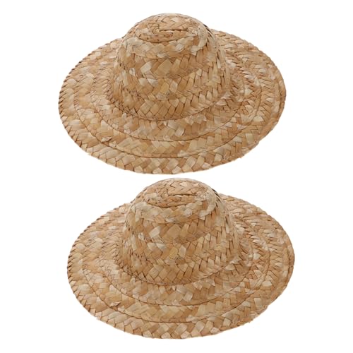 ZUNOXAZ 2 Stück Teiliges Strohhut zum Bemalen Leichte Unvollendete DIY Hüte aus Stroh für Kreative Bastelspielzeuge als Sonnenhut für Mädchen und Partys ZUNOXAZ 2 Stück Teiliges Strohhut zum Bemalen Leichte Unvollendete DIY Hüte aus Stroh für Kreative Bastelspielzeuge als Sonnenhut für Mädchen und Partys von ZUNOXAZ
