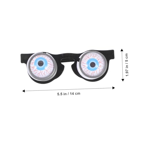 ZUNOXAZ 2 Stück Teiliges Wackelnde Augäpfel Brille Lustige Halloween Streiche Party Requisiten Realistische Robuste Kunststoff Augen für Dekoration ZUNOXAZ 2 Stück Teiliges Wackelnde Augäpfel Brille Lustige Halloween Streiche Party Requisiten Realistische Robuste Kunststoff Augen für Dekoration von ZUNOXAZ