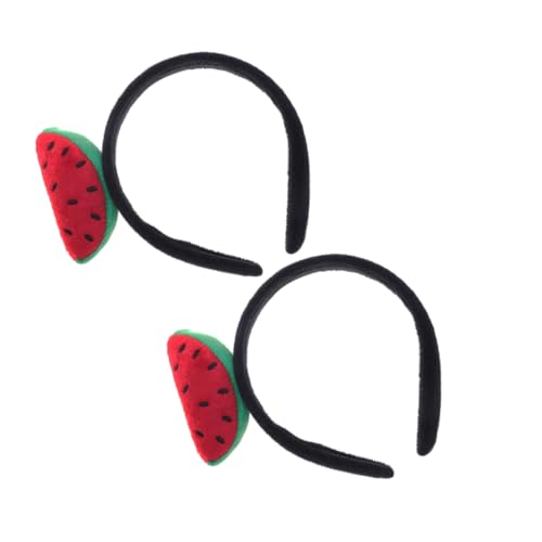 ZUNOXAZ 2 Stück Wassermelonen Stirnband Teiliges Verspieltes Weiches Stoffhaarreif für Damen und Mädchen Niedliche Fruchtige Haarreifen für Themenpartys und Sommeraccessoires ZUNOXAZ 2 Stück Wassermelonen Stirnband Teiliges Verspieltes Weiches Stoffhaarreif für Damen und Mädchen Niedliche Fruchtige Haarreifen für Themenpartys und Sommeraccessoires von ZUNOXAZ