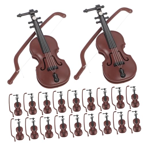 ZUNOXAZ 20 Sätze Teiliges Mini Geigen Modell mit Holzstruktur Natürliche Weihnachts Dekoration Detailreiche Musikinstrument Ornamente für Schreibtisch Tannenbaum und Fotorequisiten ZUNOXAZ 20 Sätze Teiliges Mini Geigen Modell mit Holzstruktur Natürliche Weihnachts Dekoration Detailreiche Musikinstrument Ornamente für Schreibtisch Tannenbaum und Fotorequisiten von ZUNOXAZ