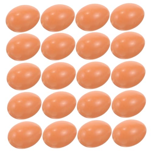 ZUNOXAZ 20 Stück Eier Modelle für DIY Miniaturhäuser Eier für Kreative Küchen Dekoration Stabile und Sichere Materialien für Mini Landschaften ZUNOXAZ 20 Stück Eier Modelle für DIY Miniaturhäuser Eier für Kreative Küchen Dekoration Stabile und Sichere Materialien für Mini Landschaften von ZUNOXAZ