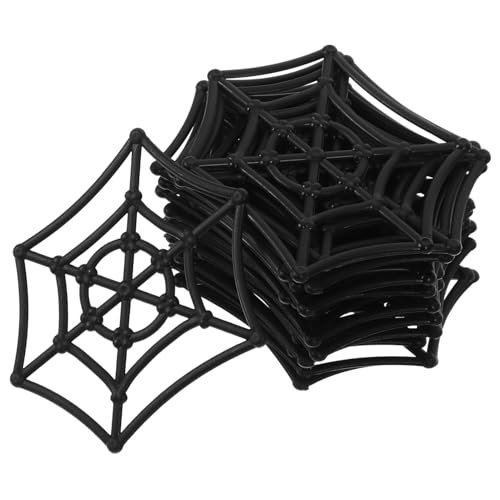 ZUNOXAZ 20 Stück Halloween Party Miniatur Gefälschte Halloween Dekorationen Spinnennetz Fenster Eckdekor Schaumstoff Kleines Streich Ornament Halloween Wanddekor Kunststoff von ZUNOXAZ