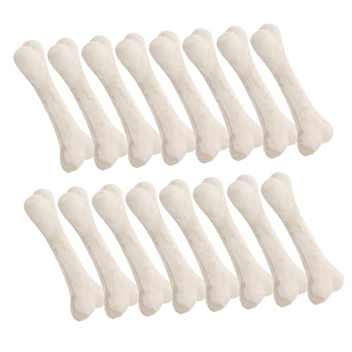 ZUNOXAZ 20 Stück Mini Knochenmodell für DIY Bastelarbeiten Realistische Kunststoffknochen für Halloween Dekorationen Hundeknochen Effekte und Miniaturlandschaften ZUNOXAZ 20 Stück Mini Knochenmodell für DIY Bastelarbeiten Realistische Kunststoffknochen für Halloween Dekorationen Hundeknochen Effekte und Miniaturlandschaften von ZUNOXAZ