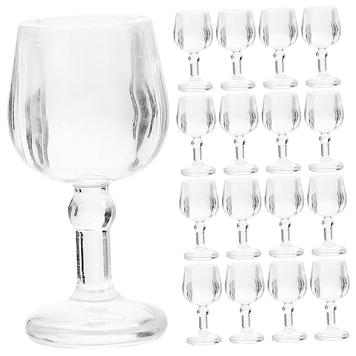 ZUNOXAZ 20 Stück Mini Weinbecher für Puppenhaus Leere Weingläser Dekoration für Puppenhaus Zubehör Realistische Farbenfrohe Modelle Kreative Spielszene ZUNOXAZ 20 Stück Mini Weinbecher für Puppenhaus Leere Weingläser Dekoration für Puppenhaus Zubehör Realistische Farbenfrohe Modelle Kreative Spielszene von ZUNOXAZ