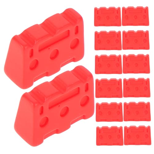 ZUNOXAZ 20 Stück Miniatur-verkehrszäune, Straßensperren, Spielzeug-Set, Kinderschild, Spielzeug, Mini-konstruktionsspielzeug, Verkehrszäune, Schilder, Miniatur-straßenbau-Barriere von ZUNOXAZ