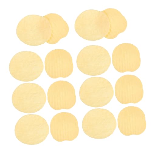 ZUNOXAZ 20 Stück Realistische PVC Snack Deko Spielküche Detailgetreue Fake Food Props für Basteln Fotografie und Partydekoration von ZUNOXAZ