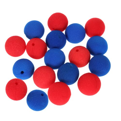 ZUNOXAZ 20 Stück Teiliges Clown Nasen aus Weichem Schwamm Wiederverwendbar Langlebig und Waschbar Rote und Blaue Party Requisiten für Karneval Masquerade und Rollenspiele ZUNOXAZ 20 Stück Teiliges Clown Nasen aus Weichem Schwamm Wiederverwendbar Langlebig und Waschbar Rote und Blaue Party Requisiten für Karneval Masquerade und Rollenspiele von ZUNOXAZ