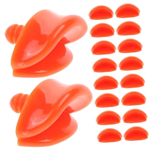 ZUNOXAZ 20 Stück Teiliges DIY Entenschnabel Kunststoff Ersatzteile mit Gewinde Realistische Mini Duck Accessoires für Selbstgemachte Stofftiere und Sicher und Umweltfreundlich von ZUNOXAZ
