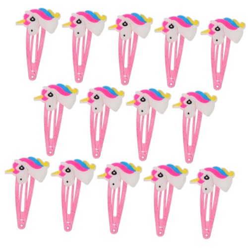 ZUNOXAZ 20 Stück Teiliges Einhorn Haarspangen für Kleine Mädchen Leichte Bunte Haarschmuck Clips mit Niedlichem Cartoon Design Kompakte Haaraccessoires für Kleinkinder und Junge Mädchen von ZUNOXAZ