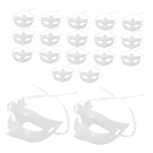 ZUNOXAZ 20 Stück Teiliges Halloween DIY Maskenbasis aus Stabilem Kunststoff Teilweise Gesichtshälfte Komfortabel und Hautfreundlich für Karneval Kostümparty Maskenball und Kreative ZUNOXAZ 20 Stück Teiliges Halloween DIY Maskenbasis aus Stabilem Kunststoff Teilweise Gesichtshälfte Komfortabel und Hautfreundlich für Karneval Kostümparty Maskenball und Kreative von ZUNOXAZ