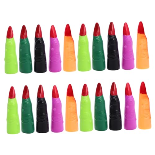 ZUNOXAZ 20 Stück Teiliges Halloween Fake Fingernägel in Schwarz Orange und Grün Gruselige Hexen und Zombie Nägel für Cosplay Party Haunted House und Festival Lange Spitze Nagelüberzüge ZUNOXAZ 20 Stück Teiliges Halloween Fake Fingernägel in Schwarz Orange und Grün Gruselige Hexen und Zombie Nägel für Cosplay Party Haunted House und Festival Lange Spitze Nagelüberzüge von ZUNOXAZ