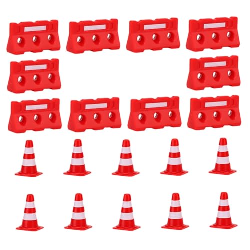 ZUNOXAZ 20 Stück Teiliges Mini Verkehrskegel mit Roten Absperrungen und Straßenschildern Realistische Simulation von Baustellen und Straßenverkehr Pädagogisches Verkehrssicherheit ZUNOXAZ 20 Stück Teiliges Mini Verkehrskegel mit Roten Absperrungen und Straßenschildern Realistische Simulation von Baustellen und Straßenverkehr Pädagogisches Verkehrssicherheit von ZUNOXAZ