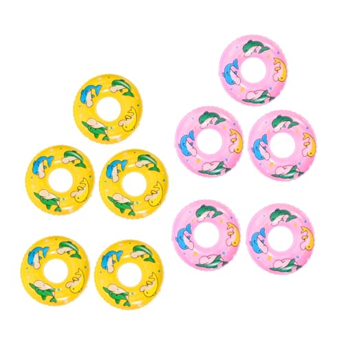 ZUNOXAZ 20 Stück Teiliges Miniatur Schwimmringe aus Kunststoff Detailreiche Mini Haus Deko Süße Kleine Schwimmringe als Party Geburtstagsgeschenk für Puppenhaus und Fotorequisiten ZUNOXAZ 20 Stück Teiliges Miniatur Schwimmringe aus Kunststoff Detailreiche Mini Haus Deko Süße Kleine Schwimmringe als Party Geburtstagsgeschenk für Puppenhaus und Fotorequisiten von ZUNOXAZ