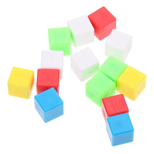 ZUNOXAZ 200 Stück Teiliges Farbiges Lernspielzeug Kunststoff Würfel zum Zählen und Sortieren Kleine Bunte Plastikbausteine für Grundschule Mathematik von ZUNOXAZ