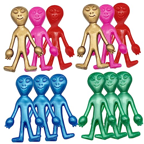 ZUNOXAZ 20Stücke Biegsame Alien Material Entzückendes Stressabbauspielzeug für Zufällige Farben ZUNOXAZ 20Stücke Biegsame Alien Material Entzückendes Stressabbauspielzeug für Zufällige Farben von ZUNOXAZ