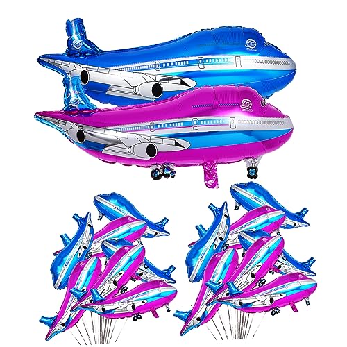 ZUNOXAZ 20Stücke Folien Flugzeugballons Luftballons für Partydekoration Geburtstagsfeiern Hochzeiten und Flugzeug Themenpartys mit Helium oder Luft Aufblasbar ZUNOXAZ 20Stücke Folien Flugzeugballons Luftballons für Partydekoration Geburtstagsfeiern Hochzeiten und Flugzeug Themenpartys mit Helium oder Luft Aufblasbar von ZUNOXAZ
