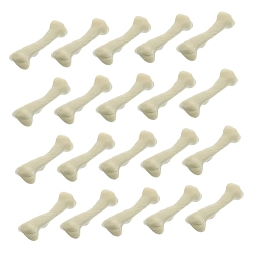 ZUNOXAZ 20Stücke Mini Skelett Knochen Kunststoff Deko für Halloween Kreative Partydekoration für DIY Projekte Streiche und Gruseldeko für Unvergessliche Halloween Feiern von ZUNOXAZ