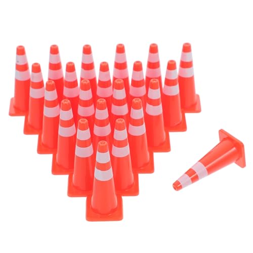 ZUNOXAZ 20Stücke Mini Verkehrskegel für Lernspielzeug zur Simulation von Verkehrsregeln und Orangefarbene Kunststoffhütchen für Sandtischspiele und Bildung Fördert ZUNOXAZ 20Stücke Mini Verkehrskegel für Lernspielzeug zur Simulation von Verkehrsregeln und Orangefarbene Kunststoffhütchen für Sandtischspiele und Bildung Fördert von ZUNOXAZ