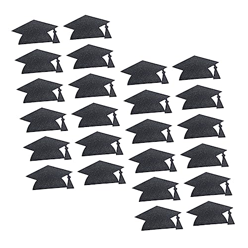 ZUNOXAZ 24 Stück Bachelor-Hut-Aufkleber Grad-Kappen-Dekoration Abschlusshutaufkleber Abschlussflaschendekorationen Dekorationen Für Die Graduiertenmütze Grad Kappe Papier Schwarz ZUNOXAZ 24 Stück Bachelor-Hut-Aufkleber Grad-Kappen-Dekoration Abschlusshutaufkleber Abschlussflaschendekorationen Dekorationen Für Die Graduiertenmütze Grad Kappe Papier Schwarz von ZUNOXAZ