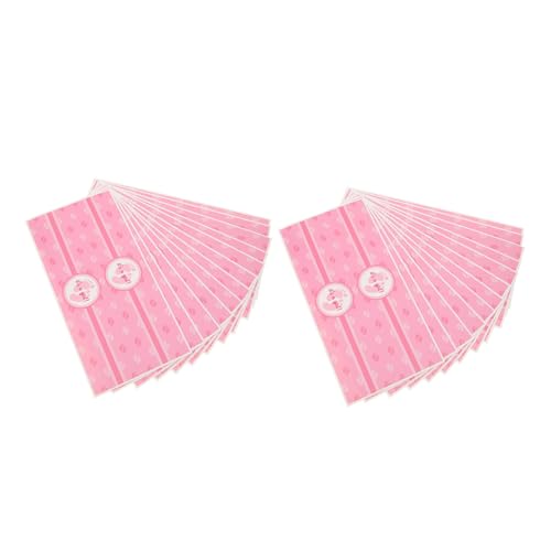 ZUNOXAZ 24 Stück Teiliges Babyflaschen Geschlechterenthüllung Fußabdruck Motiv Selbstklebende Wasserflaschen Etiketten für Jungen und Mädchen Shower Party Dekoration von ZUNOXAZ