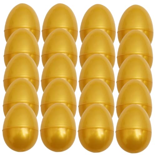 ZUNOXAZ 24 Stück Teiliges Goldene Plastik Eier Wiederverwendbar Stabile Loseier Vielseitige Geschenkverpackung und Partydeko für Ostern Geburtstag Feste ZUNOXAZ 24 Stück Teiliges Goldene Plastik Eier Wiederverwendbar Stabile Loseier Vielseitige Geschenkverpackung und Partydeko für Ostern Geburtstag Feste von ZUNOXAZ