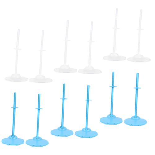 ZUNOXAZ 24 Stück Teiliges Puppenständer aus Transparentem und Blauem Stabile Figurenhalter für Puppen Einsetzbare Stützklammern für Puppenhaus Dekoration und Sammelfiguren ZUNOXAZ 24 Stück Teiliges Puppenständer aus Transparentem und Blauem Stabile Figurenhalter für Puppen Einsetzbare Stützklammern für Puppenhaus Dekoration und Sammelfiguren von ZUNOXAZ