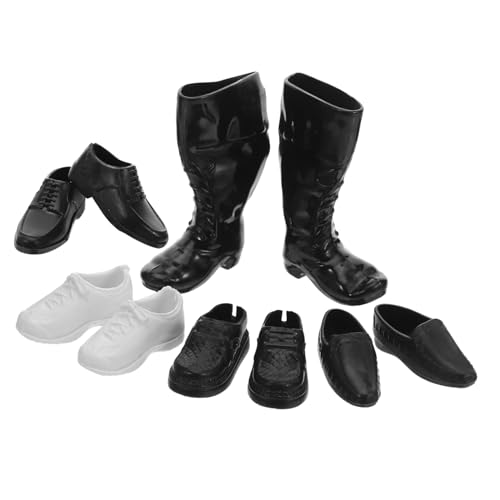 ZUNOXAZ 25 Paare Puppenverkleidungsschuhe Mini-Schuhverzierungen Miniatur-Schuhmodelle Miniatur-Herrenschuhe Mini-Schuhmodelle Plastik Schwarz ZUNOXAZ 25 Paare Puppenverkleidungsschuhe Mini-Schuhverzierungen Miniatur-Schuhmodelle Miniatur-Herrenschuhe Mini-Schuhmodelle Plastik Schwarz von ZUNOXAZ