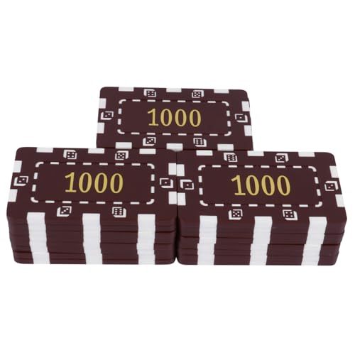 ZUNOXAZ 25 Stück Teiliges Abs Kunststoff Spielchips mit Nummerierten Kunststoffmarken für Bingo Mahjong und Poker Wiederverwendbare Spielwährung Leichtes Material für Spielzubehör und ZUNOXAZ 25 Stück Teiliges Abs Kunststoff Spielchips mit Nummerierten Kunststoffmarken für Bingo Mahjong und Poker Wiederverwendbare Spielwährung Leichtes Material für Spielzubehör und von ZUNOXAZ