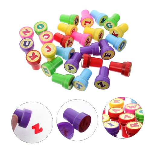 ZUNOXAZ 26 Stück Teiliges Buchstaben Stempelset Selbstfärbend Bunte Kunststoffstempel für Partygeschenke Bastelzubehör Klassenzimmer Belohnungen Jungen Mädchen Zufällige Zufällige Farbe ZUNOXAZ 26 Stück Teiliges Buchstaben Stempelset Selbstfärbend Bunte Kunststoffstempel für Partygeschenke Bastelzubehör Klassenzimmer Belohnungen Jungen Mädchen Zufällige Zufällige Farbe von ZUNOXAZ