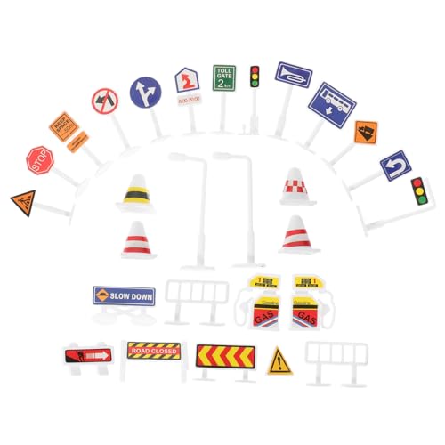 ZUNOXAZ 28 Stück Teiliges Verkehrszeichen Spielset mit Mini Ampeln Realistische Farben Pädagogisch für Vorschulkinder Vielseitig Einsetzbar für Innen und Außenbereich zur Verkehrserziehung ZUNOXAZ 28 Stück Teiliges Verkehrszeichen Spielset mit Mini Ampeln Realistische Farben Pädagogisch für Vorschulkinder Vielseitig Einsetzbar für Innen und Außenbereich zur Verkehrserziehung von ZUNOXAZ