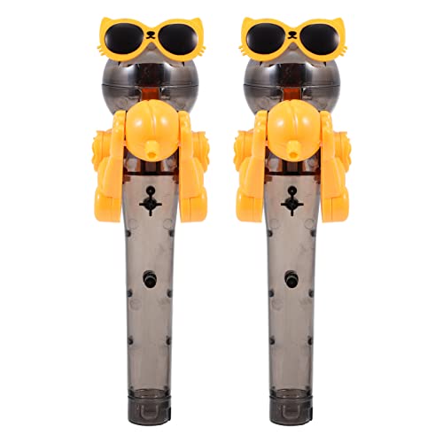 ZUNOXAZ 2Stücke Lutscher Roboterhalter für Kreatives Deko Roboterform für Partygeschenke und Dekompression Zufällige Farben Spaß und Freude für Jungen von ZUNOXAZ