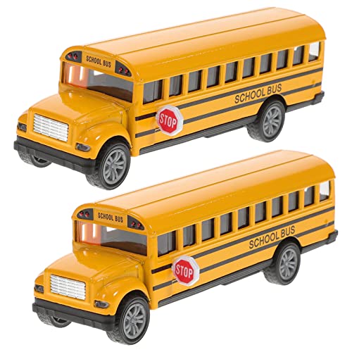 ZUNOXAZ 2Stücke Schulbusspielzeug aus Metall für Kleinkinder Realistisches Spielzeugauto mit Beweglichen Türen und Funktionierendem Stoppschild für Jahren Perfektes ZUNOXAZ 2Stücke Schulbusspielzeug aus Metall für Kleinkinder Realistisches Spielzeugauto mit Beweglichen Türen und Funktionierendem Stoppschild für Jahren Perfektes von ZUNOXAZ
