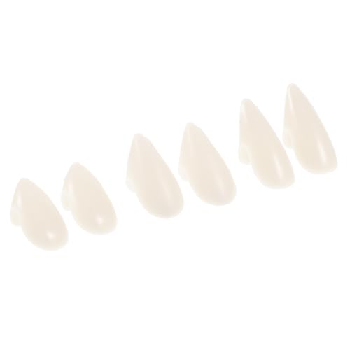 ZUNOXAZ 3 Paare Realistische Vampirzähne ohne Kleber Sicher Ungiftig für Halloween Cosplay Party Zubehör Unisex Vampir und Werwolf Kostüm ZUNOXAZ 3 Paare Realistische Vampirzähne ohne Kleber Sicher Ungiftig für Halloween Cosplay Party Zubehör Unisex Vampir und Werwolf Kostüm von ZUNOXAZ