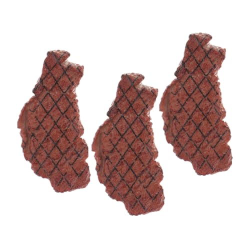 ZUNOXAZ 3 STÜCKE Realistisches Teiliges Fake Steak aus Langlebigem Material Lebensechte Textur Sichere Künstliche Fleischdekoration für Restaurant und Küchendekor Vielseitige ZUNOXAZ 3 STÜCKE Realistisches Teiliges Fake Steak aus Langlebigem Material Lebensechte Textur Sichere Künstliche Fleischdekoration für Restaurant und Küchendekor Vielseitige von ZUNOXAZ