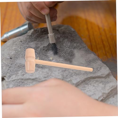 ZUNOXAZ 3 Sätze Archäologisches Ausgrabungsset Teiliges Holzwerkzeug Lernspielzeug Fossilien Hammer Meißel Pinsel Gemstone Digging Kit Stem DIY für Kleinkinder ZUNOXAZ 3 Sätze Archäologisches Ausgrabungsset Teiliges Holzwerkzeug Lernspielzeug Fossilien Hammer Meißel Pinsel Gemstone Digging Kit Stem DIY für Kleinkinder von ZUNOXAZ