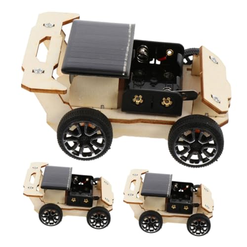 ZUNOXAZ 3 Sätze DIY Solar Auto Modellbausatz Solarbetriebenes Lernspielzeug für Ab Jahren Einfache Montage Fördert Lernen und Handwerkliche Fähigkeiten von ZUNOXAZ