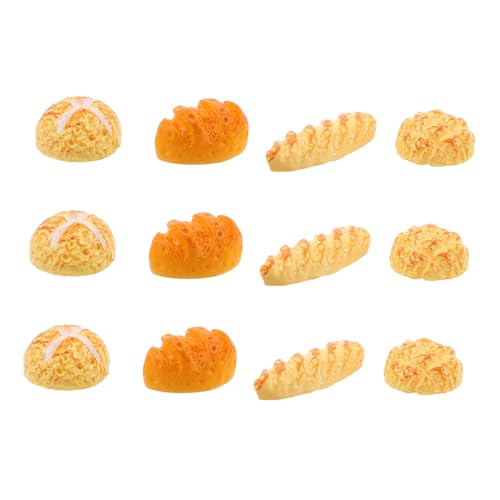 ZUNOXAZ 3 Sätze Miniatur Brotmotive Teiliges Set Realistische Puppenhaus Küche Dekoration Kinderfreundliche Requisiten Kreatives Rollenspiel Miniatur Lebensmittel Accessoires von ZUNOXAZ