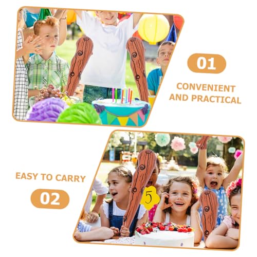 ZUNOXAZ 3 Stück Aufblasbare Baseballschläger PVC Leichte Wiederverwendbare Cheer Sticks für Partys Festivals Sportveranstaltungen Outdoor Aktivitäten Tragbar Geräuschvoll Partyzubehör ZUNOXAZ 3 Stück Aufblasbare Baseballschläger PVC Leichte Wiederverwendbare Cheer Sticks für Partys Festivals Sportveranstaltungen Outdoor Aktivitäten Tragbar Geräuschvoll Partyzubehör von ZUNOXAZ