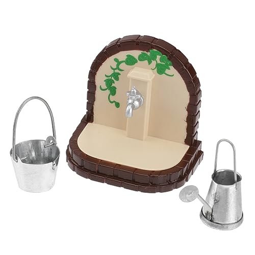 ZUNOXAZ 3 Stück Mini Eimer Bewässerung Mini Wasserspielzeug Für Draußen Outdoor Für Pflanzenzubehör Mikro Landschaftsmodell Miniatur Szenendekor Miniatur Modell Gartendekor von ZUNOXAZ