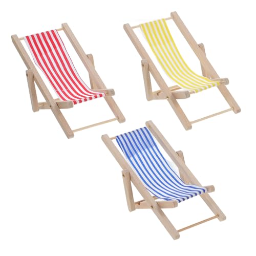 ZUNOXAZ 3 Stück Miniatur Strandstuhl für Puppenhaus Faltbare Deko Liegestühle Rot Blau und Gelb für Mikrolandschaften und Bastelprojekte Strand Deko für Kreative DIY ZUNOXAZ 3 Stück Miniatur Strandstuhl für Puppenhaus Faltbare Deko Liegestühle Rot Blau und Gelb für Mikrolandschaften und Bastelprojekte Strand Deko für Kreative DIY von ZUNOXAZ